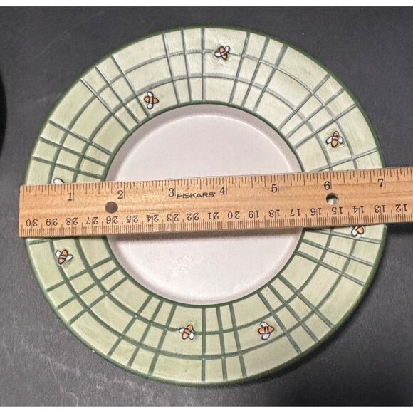 Yankee Candle Birdhouse Garden Bee Ceramic Candle Shade & Plate Holder - Picture 6 of 11